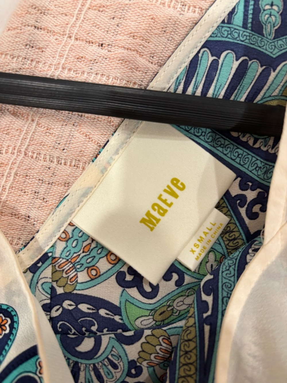 Anthropologie Maeve Cream Silk tunic top size XS - Picture 7 of 12